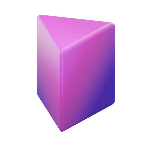 Prisma triangular  3D Icon