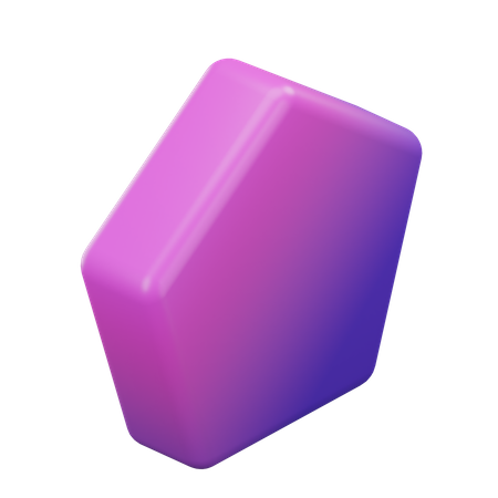 Prisme pentagonal  3D Icon