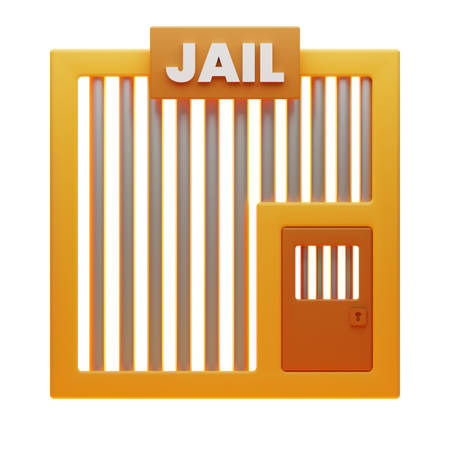 Prison  3D Icon