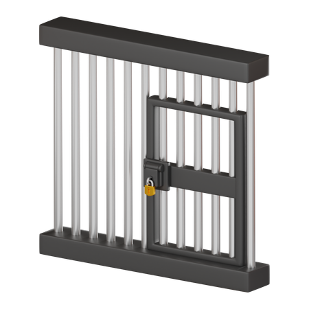 刑務所  3D Icon