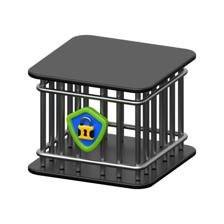 刑務所  3D Icon