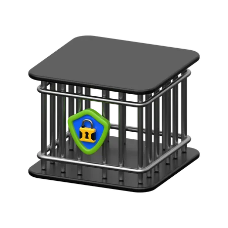 刑務所  3D Icon