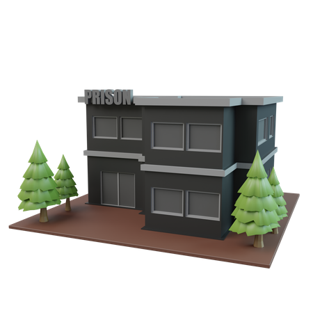 Prison  3D Icon