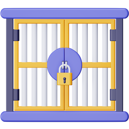 Prison  3D Icon