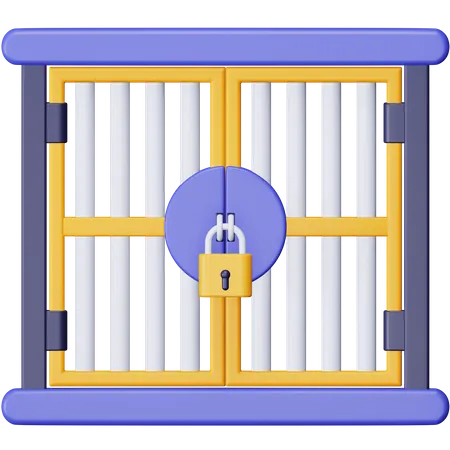 Prison  3D Icon