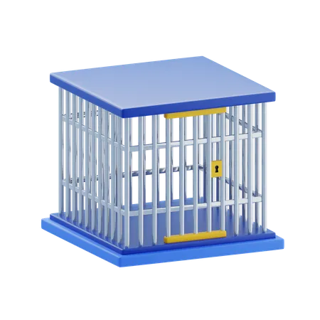 Prison  3D Icon