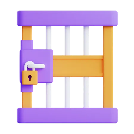 Prison  3D Icon