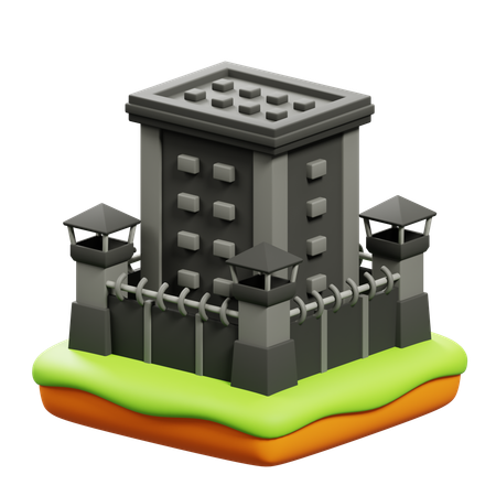 Prison  3D Icon