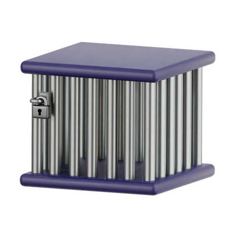 Prison  3D Icon