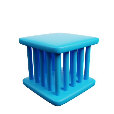 Prison  3D Icon