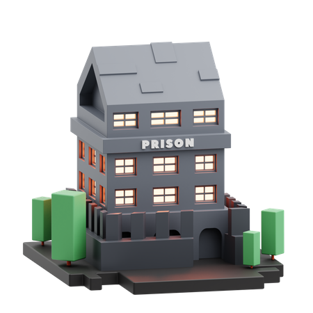 Prison  3D Icon