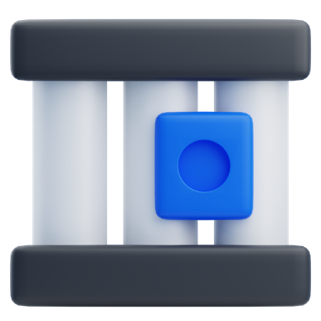 Prison  3D Icon