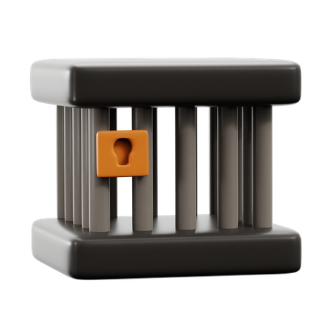 Prison  3D Icon