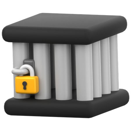 Prison  3D Icon