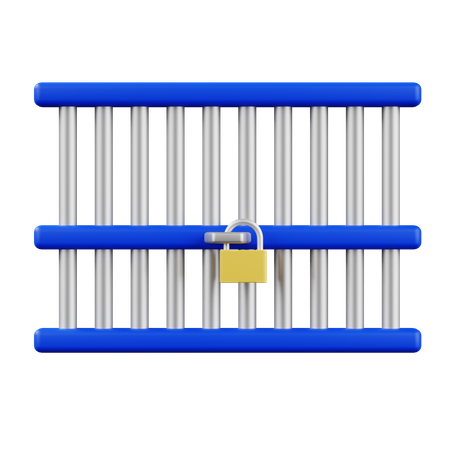 Prison  3D Icon