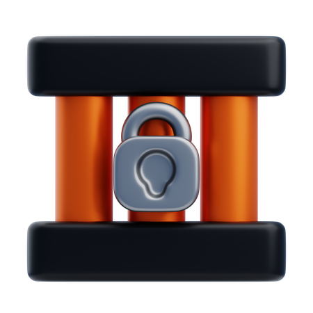 Prison  3D Icon