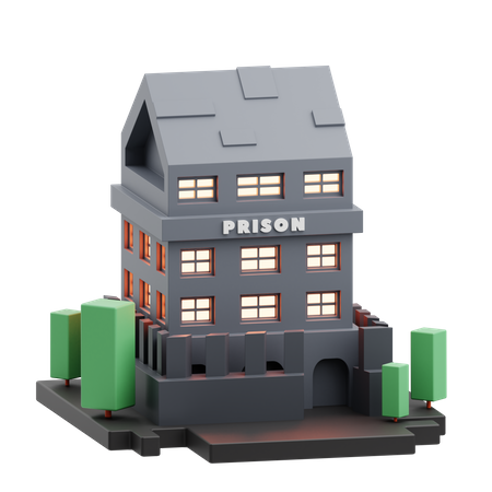 Prison 3D Illustration