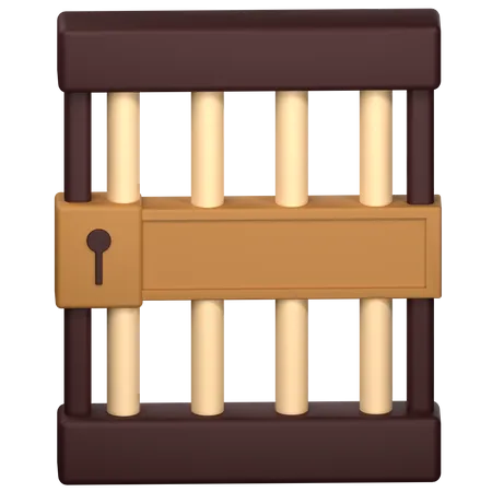 Prison  3D Icon