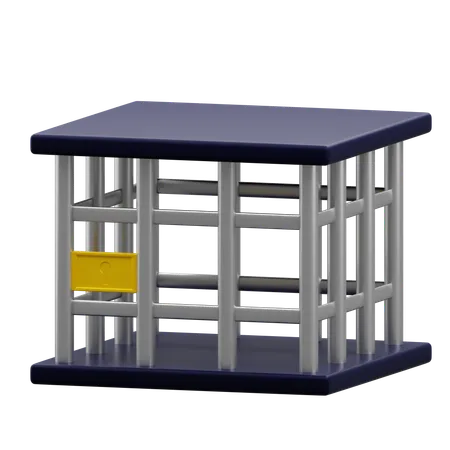 Prison policière  3D Icon