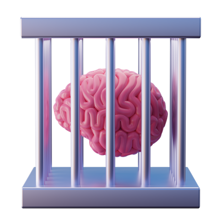 Prison mentale  3D Icon