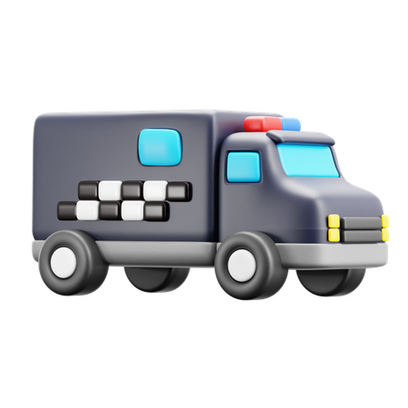 Prison Truck  3D Icon