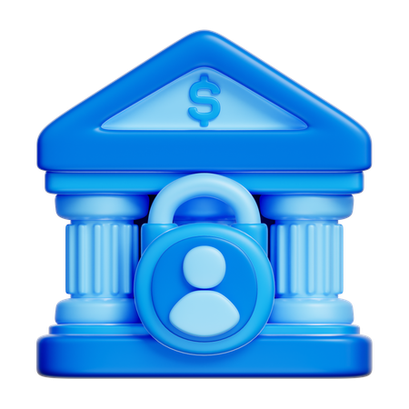 Privacidad del usuario 3D Icon