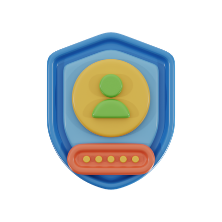 Privacidade on-line  3D Icon