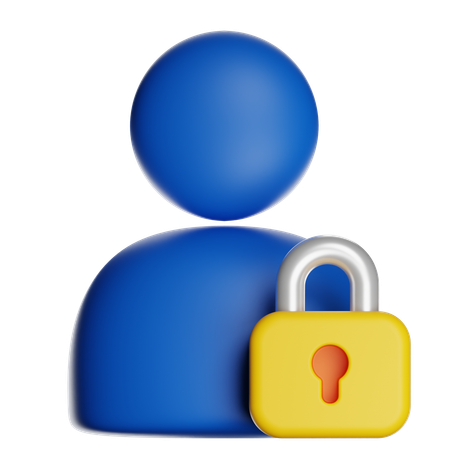 Privacy  3D Icon