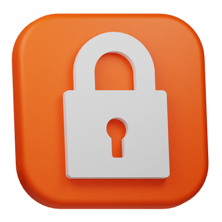 Privacy  3D Icon