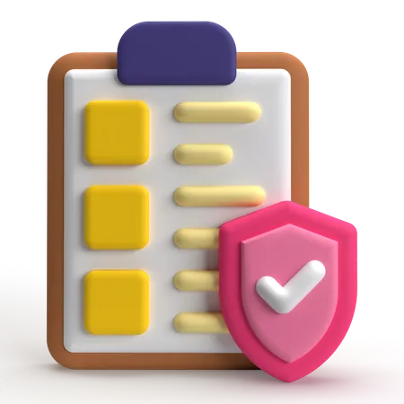 Privacy Policy  3D Icon