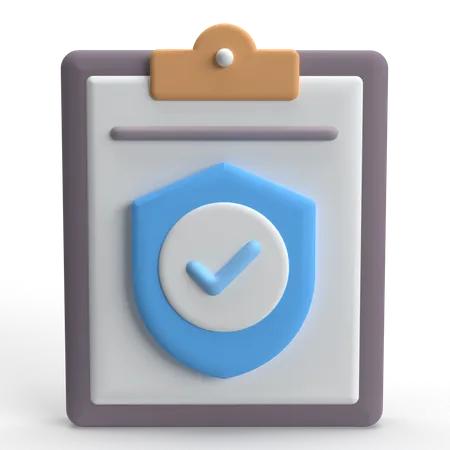 Privacy Policy  3D Icon