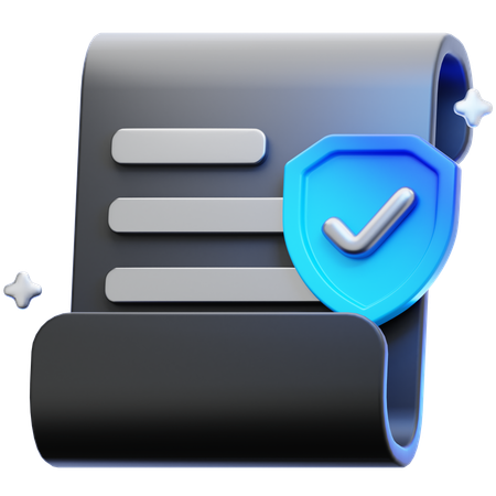Privacy Policy  3D Icon