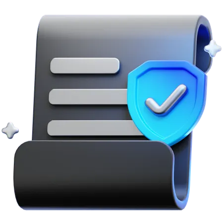 Privacy Policy  3D Icon