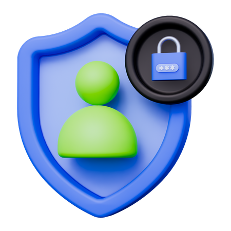 Privacy Shield  3D Icon