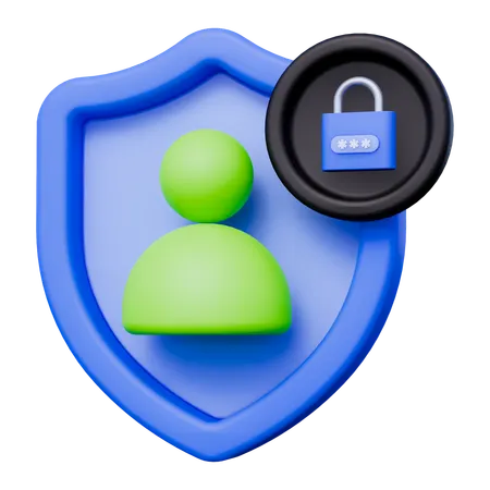 Privacy Shield  3D Icon