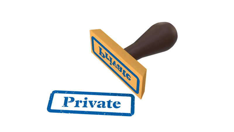 Privat  3D Icon