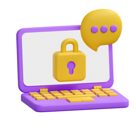 Privater Chat  3D Icon