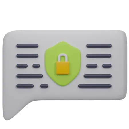 Privater Chat  3D Icon