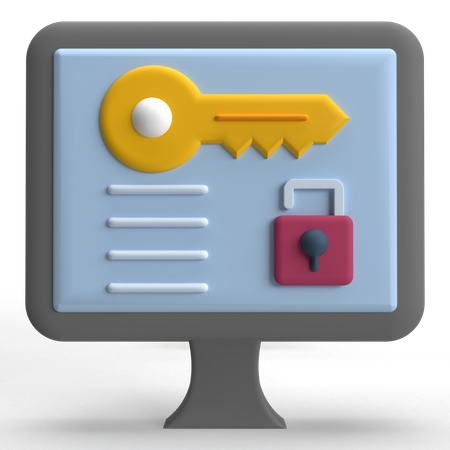 Private Access  3D Icon