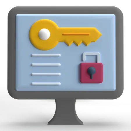 Private Access  3D Icon