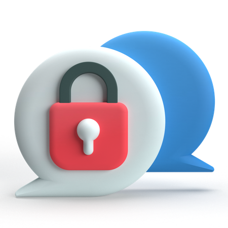 Private Chat  3D Icon