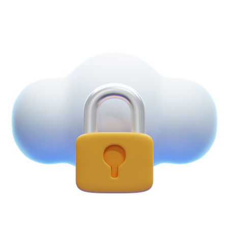 Private Cloud  3D Icon