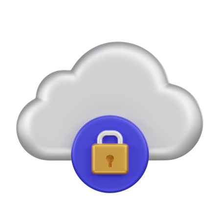 Private Cloud  3D Icon