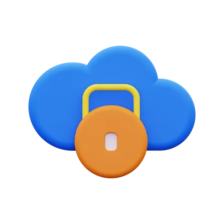 Private Cloud 3D Icon