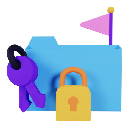 Private Folder  3D Icon