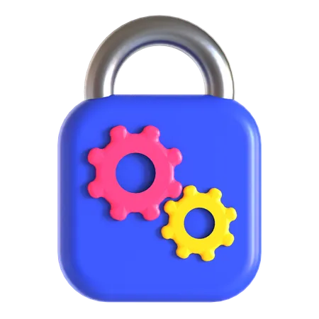 Private Information System  3D Icon