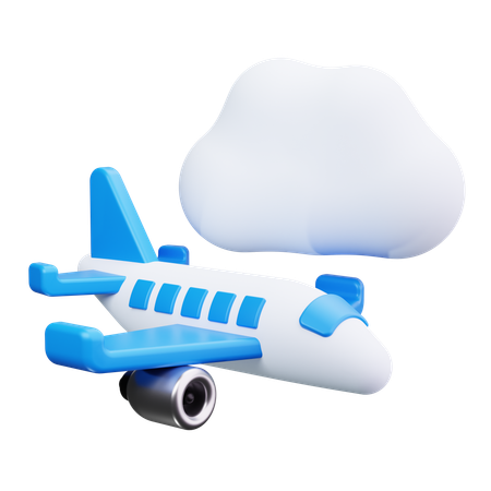 Private Jet  3D Icon