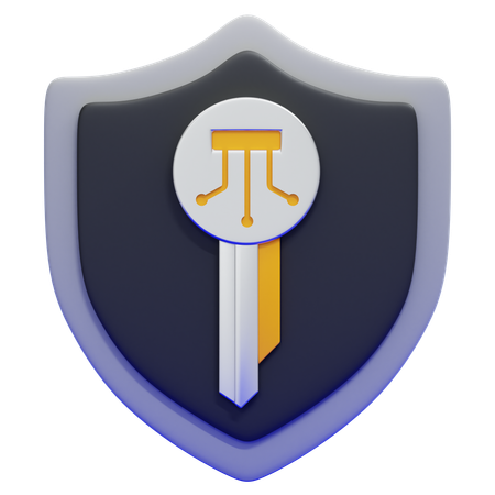 Private Key  3D Icon