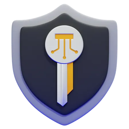 Private Key  3D Icon