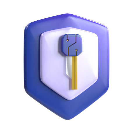 Private Key  3D Icon